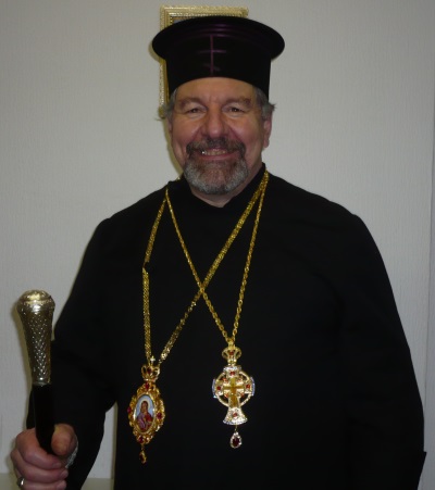 Monseigneur Daniel évêque de Bourges, Eglise Orthodoxe Française Neuilly en Sancerre